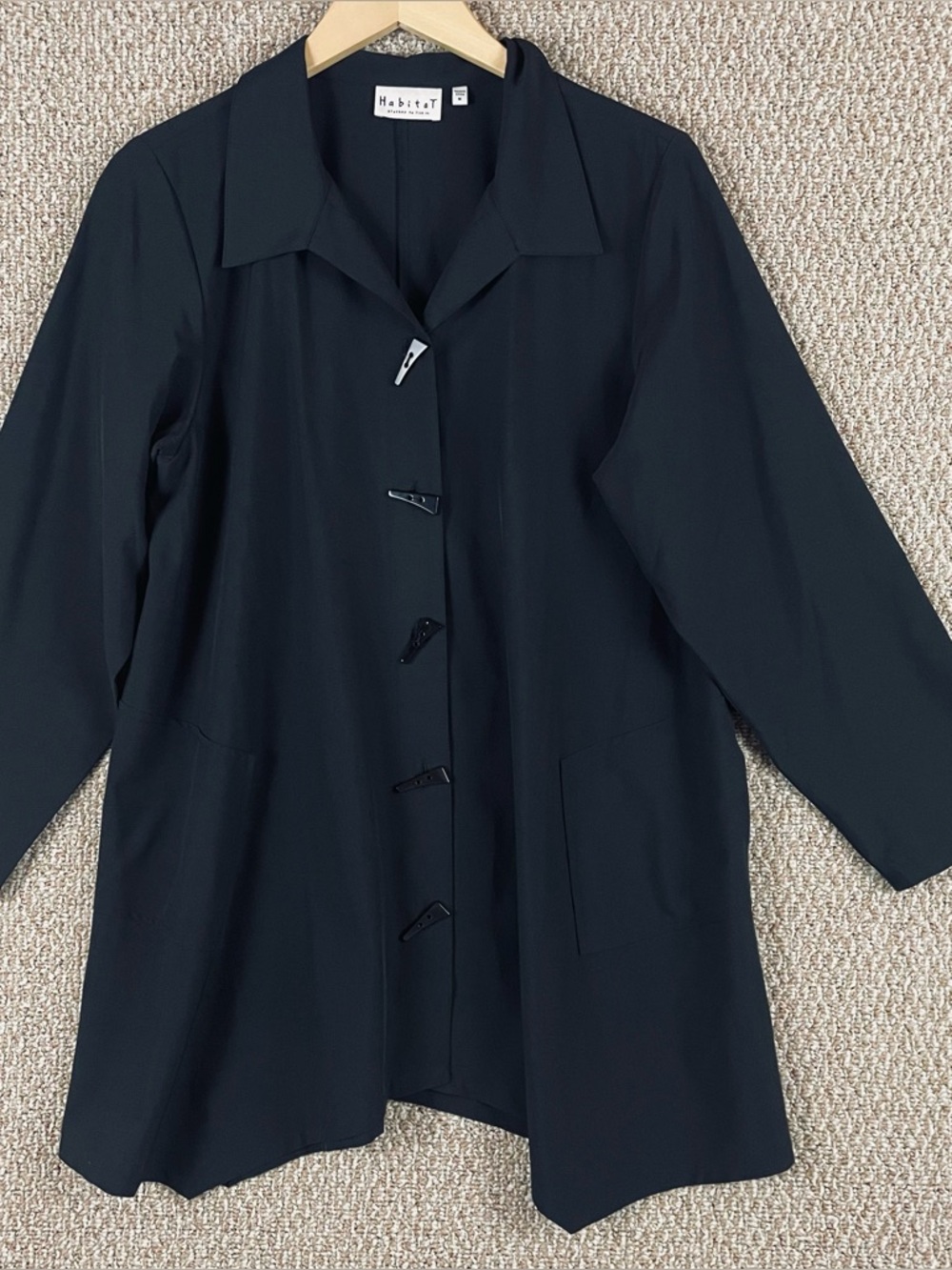 Habitat Black Long Sleeve Tunic Jacket